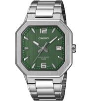 CASIO MTP-B195D-3AVDF YEŞİL KADRAN KARE ÇELİK ERKEK KOL SAATİ