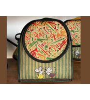 Dans Eden Fare Figürlü Küçük Postacı Omuz Çantası Etnik Bohem Style - Yesil (Yeşil)