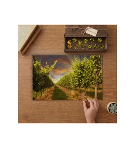 Bağ - Yol - Bahçe Tasarımı 240 parça Ahşap Puzzle Ahşap Kutuda MP10870