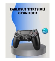 Mey İthalat® PS4 Uyumlu Kablosuz Oyun Kolu – Gerçekçi Titreşimli Geri Bildirim