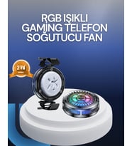 Northcity RGB LED Telefon Soğutucu Fan - Oyuncular İçin Yüksek Hızlı Soğutucu ve Ergonomik Aksesuar