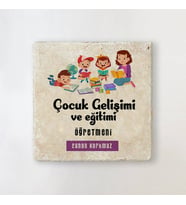 Kişiye Özel Çocuk Gelişimi Öğr. Özel Taş Bardak Altlığı