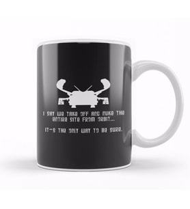 Say We Take Off Aliens Kupa Bardak Porselen