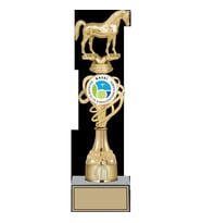 ODAK KUPA - Figürlü Kupalar - At Figürlü Kupalar FG-033 C - 34 cm
