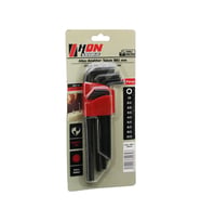9PCS SİYAH UZUN - DÜZ 180MM ALYAN ALLEN ANAHTAR TAKIMI BRKT-800703 (4767)