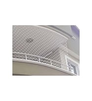 6 Mm 3,50 X 11 Metre (göz 5 Cm) Balkon Güvenlik Filesi Çocuk Emniyet Ağı Merdiven Güvenlik Ağı  (Çok Renkli)