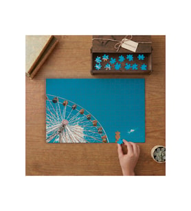 Dönme Dolap - Eğlence Tasarımı 240 parça Ahşap Puzzle Ahşap Kutuda MP01558