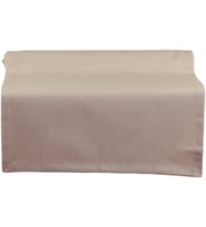 Örtüsü Runner, Pamuk Polyester Karışım, 40x150 cm (Pudra)