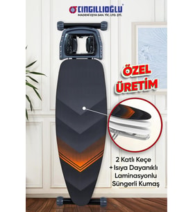 Titanic Black Serisi Ergonomik Ütü Masasıyla Şık ve Kullanışlı Tasarım