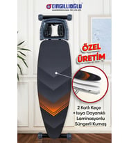 Titanic Black Serisi Ergonomik Ütü Masasıyla Şık ve Kullanışlı Tasarım