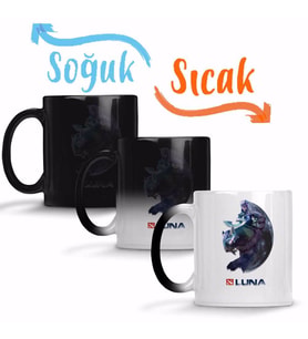Luna Dota 2 Sihirli Kupa Bardak Porselen