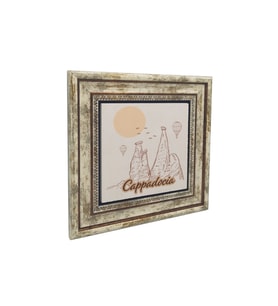 Kapadokya Baskılı Taş Tablo 25X25