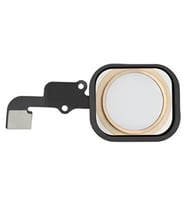 iPhone 6S PLUS Home Tuşu Flex GOLD - Lastikli Çerceveli