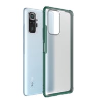 Microsonic Xiaomi Redmi Note 10 Pro Max Kılıf Frosted Frame Yeşil