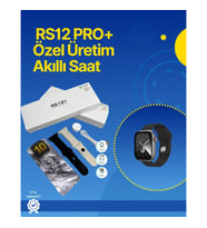 Mey İthalat® . RS12 PRO+ 2025 Serisi Full Ekranlı Akıllı Saat – 2GB Hafıza, Titanyum Kasa, Suya Daya