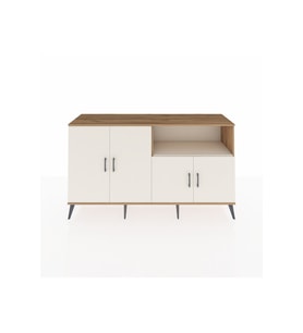 Kronos Konsol 6 Raflı 4 Kapaklı 176x59x99 Çam-Aytaşı