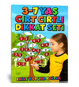 3-7 Yaş Cırt Cırtlı Dikkat YAZ-SİL Eğitim Seti