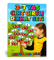 3-7 Yaş Cırt Cırtlı Dikkat YAZ-SİL Eğitim Seti