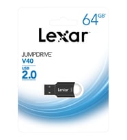 Diğer LEXAR 64 GB JumpDrive V40 LJDV40-64GAB USB 2.0 Flash Drive