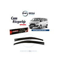 Cam Rüzgarlığı Ford Transit Custom 2014-2018 ile uyumlu Sunplex (Siyah)