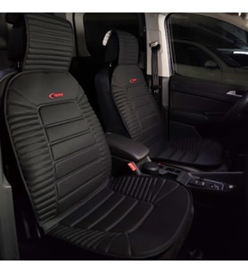 Chery Tiggo 7 Pro Max Exceptional Uyumlu Oto Koltuk Minderi Ön 2'li Set Bumerang Serisi SİYAH