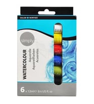 Daler Rowney Simply Watercolour Tüp Sulu Boya 6lı Set 134500006