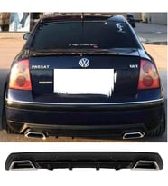 Vw Passat B5 Siyah Difüzör Çiftli Kare Egzoz Görünümlü D Tip Difizör