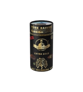 First Pasha Coffee Zeytinli Türk Kahvesi Extra Gold - Silindir 250gr