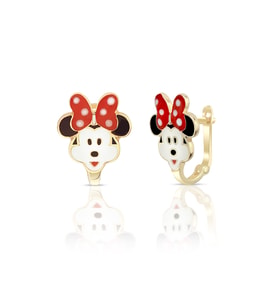 Mickey Çocuk Altın Küpe