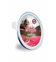 Migliorgatto Kısır Kediler İçin Biftekli Püre Kedi Konservesi 85gr