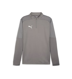 Puma Teamfinal Training 1/4 Zip Erkek Futbol Antrenman Uzun Kollu Üst 65855113 Gri