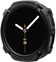 Galaxy Watch 9/8 (40mm) ile Uyumlu Kılıf Rugged Armor Matte Black - ACS10004