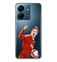 Xiaomi Redmi 13C Uyumlu Fernando Torres Desenli Şeffaf Telefon Kılıfı
