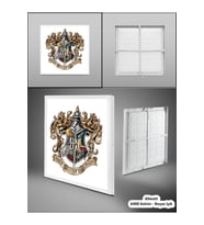 Harry Potter Logo  Avize, 60x60 kare modern çocuk odası avize, 60watt, led ışık, tavan lambası, YENİ