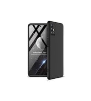Samsung Galaxy M31S Uyumlu Kılıf Zore Ays Kapak (Siyah)