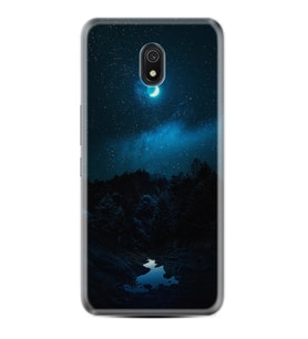 Xiaomi Redmi 8A 8 Pro 9C 9T 10C 11T Pro Kılıf Desenli Silikon Gece 1633