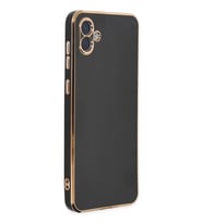 Galaxy A04 Kılıf Volet Silikon - Siyah