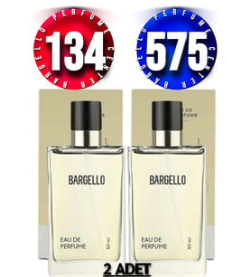 Bargello 134 Kadın Parfüm Oriental 50 Ml EDP + 575 Erkek Parfüm Woody 50 ML EDP 2 Adet Ürün