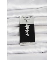 316L Cerrahi Çelik Sallantılı Sıralı Lotus Model Göbek Piercing 5886 - SSSSSS5635-4593
