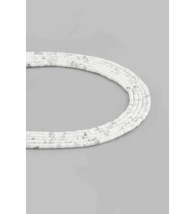 Havlit Doğal Taş Parlak Silindir Kesim 2x2mm Dizi [AA]