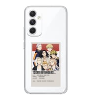 Samsung Galaxy A55 Uyumlu Tokyo Revengers Poster Tasarımlı Şeffaf Telefon Kılıfı