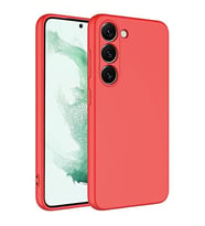 Coverzone Samsung Galaxy S23 Plus ?le Uyumlu K?l?f Z-Mara Lansman Vieri Tam Koruma Arka Kapak Kamera Koruma �?k?nt?l? P�r�zs�z Y�zey K?rm?z?
