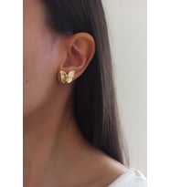 Kadın Özel Tasarım 2 cm Kelebek Model Küpe zyna005