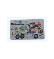 Helicopter Ambulance - Helikopter Ambulans / Small Puzzle 3-7 Yaş 24 Parça (Çok Renkli)