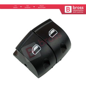 Audi A3 8P1 8PA A6 C6 4F Q7 4LB 4F0959851 İçin 2 EA Ön veya Arka Cam Sürücü Ana Kumanda Düğme Kapağı