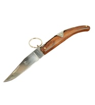 Okapi Gc2079b Kahverengi Kamp Çakı 19cm - Manuel, Kemerlikli, Ahşap Sap