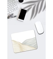 Soyut Çizgi Sanatı Baskılı Mouse Pad