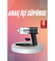 Araç İçi Süpürge Kablosuz Şarjlı Elektrikli Süpürge Elde Taşınabilir