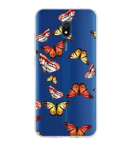 PrintiFy Xiaomi Redmi 8A ile Uyumlu 1mm Slim Fit Water Color 2 Baskılı Şeffaf  Kılıf