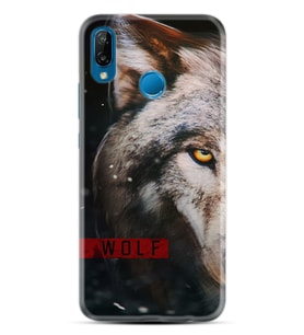 Huawei P20 Lite Mate 10 20 Lite Pro P40 Lite KılıfDesemli Silikon Wolf Eyes 1758